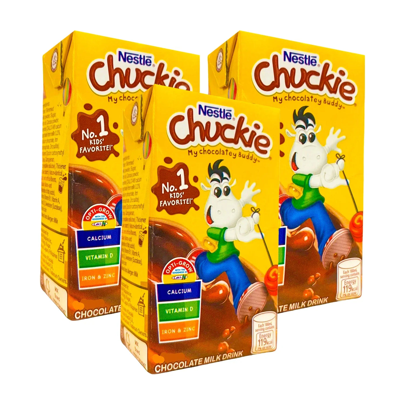 Nestle Chuckie Chocolatey Milk Drink - 250ml × 3Pcs (Offer)