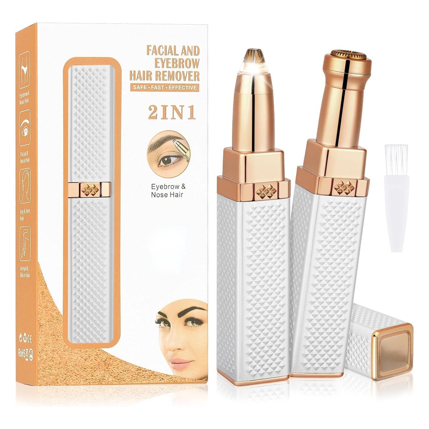 Multifunctional 2 in 1 Facial & Eyebrow Trimmer ZL-707