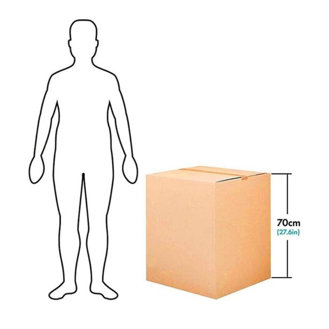 Cardboard Cargo Box Medium Small - (45×45×75cm)