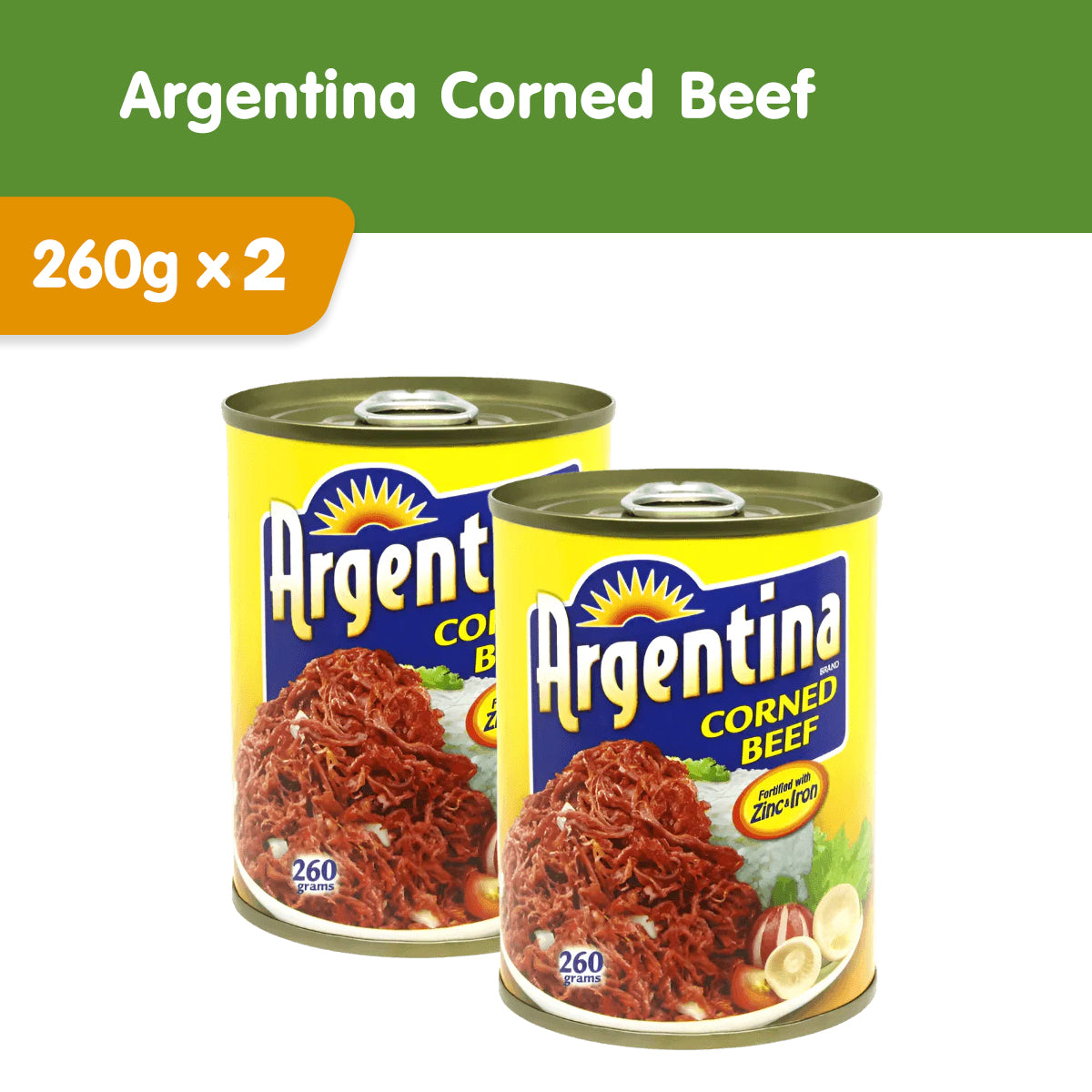Argentina Corned Beef - 260g (1+1) Offer
