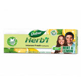 Dabur Herbal Intense Fresh Mint & Lemon Toothpaste - 150g