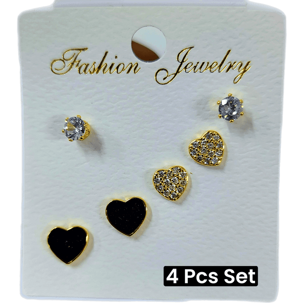 3 Set Stud Earrings for Women - Small Size - Pinoyhyper