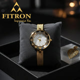 FITRON Luxury Women Wrist Watch With Unique Design - 8559L