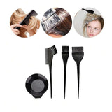 Ningjia Comb Dye Brush Kit - 4 Pcs