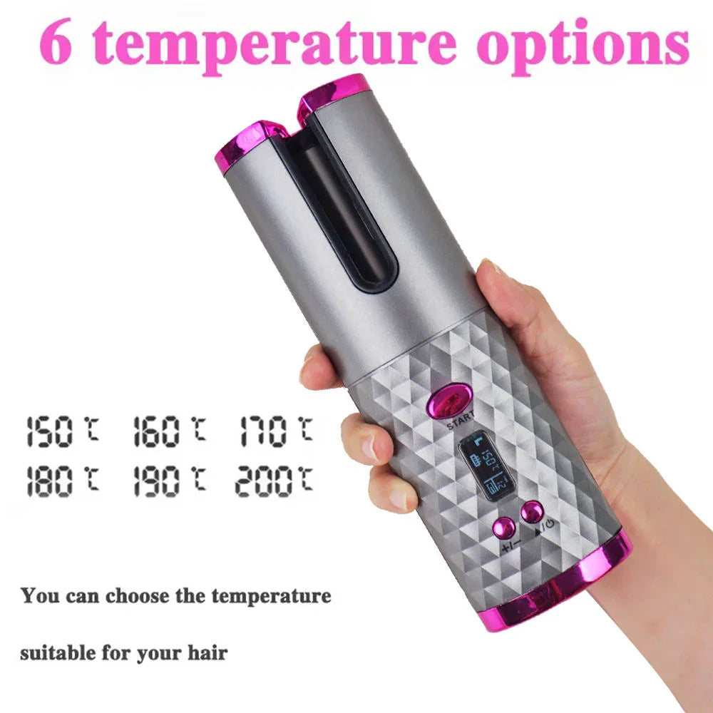 Cordless Automatic Professional Hair Curler