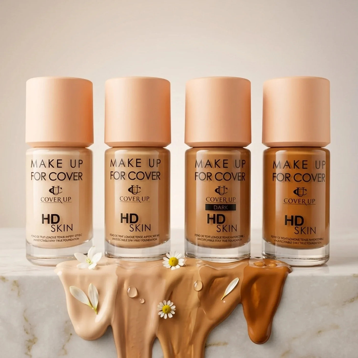 Cover Up Make Up For HD Skin Foundation - 40ml