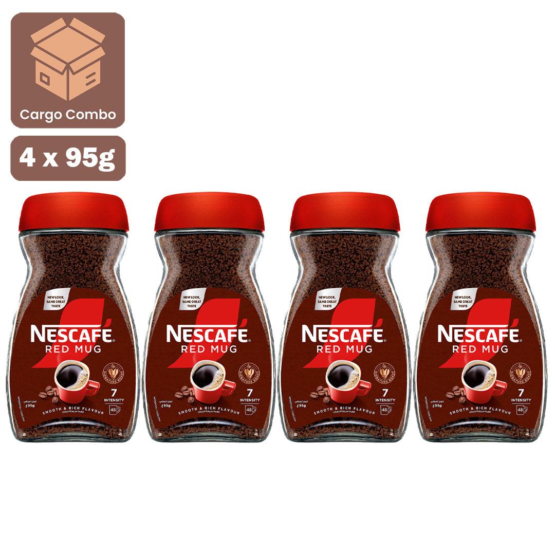 قهوة نسكافيه ريد ماج 95 جرام × 4 قطع (عرض)