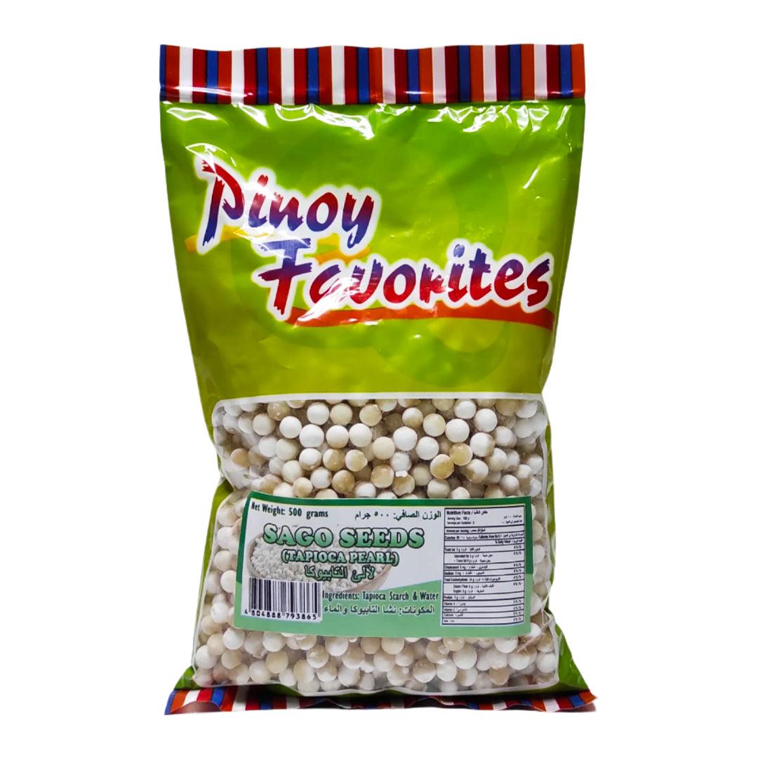 Pinoy Favorites Sago Seeds (Tapioca Pearl) - 500g