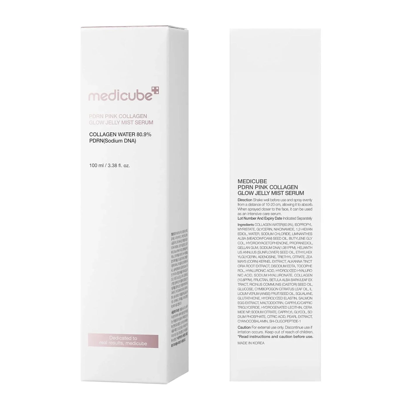 Medicube PDRN Pink Collagen Glow Jelly Mist Serum - 100ml