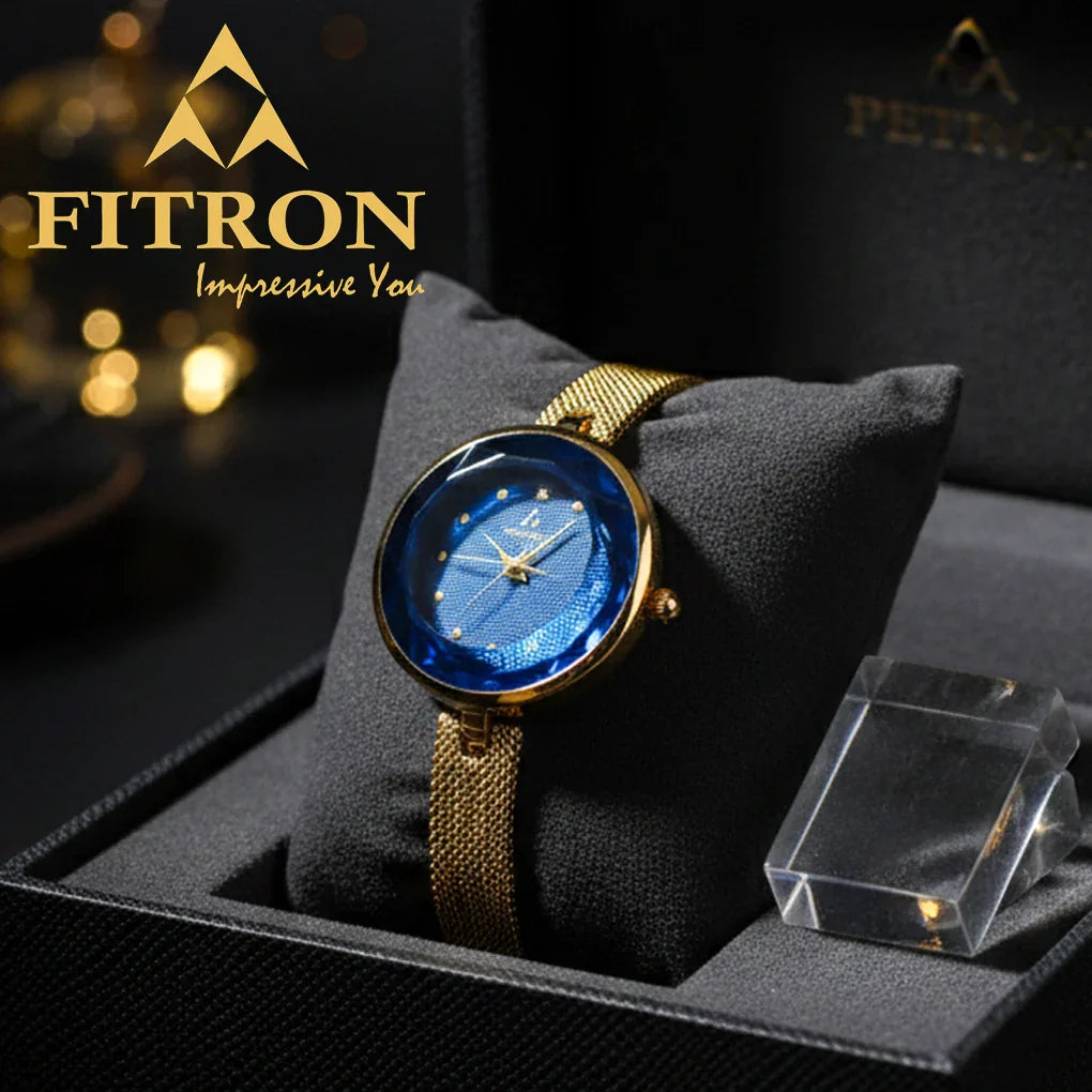 FITRON Luxury Women Wrist Watch With Unique Design - 8559L