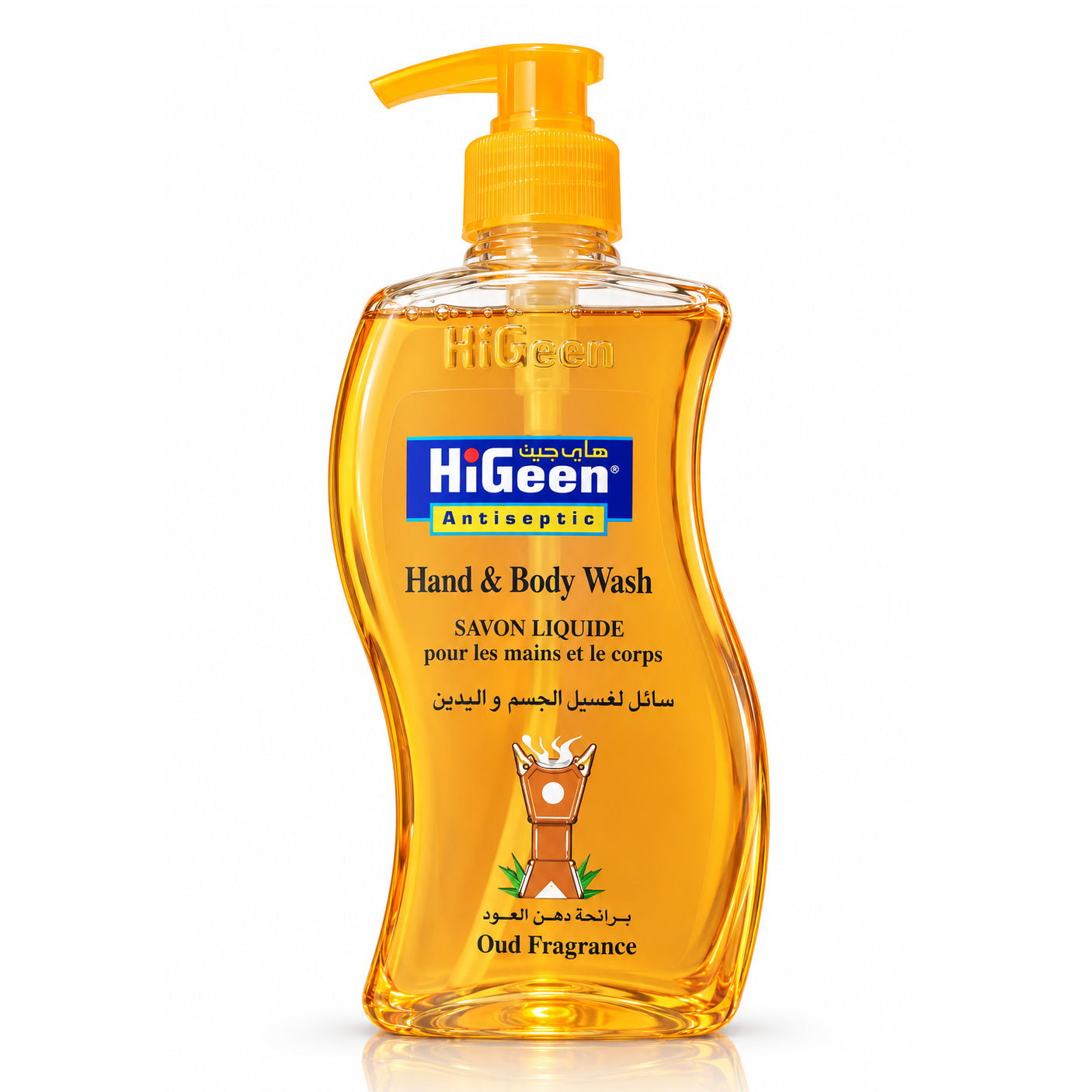HiGeen Antiseptic Oud Hand & Body Wash - 500ml