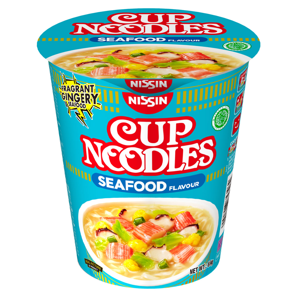 Nissin Seafood Flavour Cup Noodles - 69g
