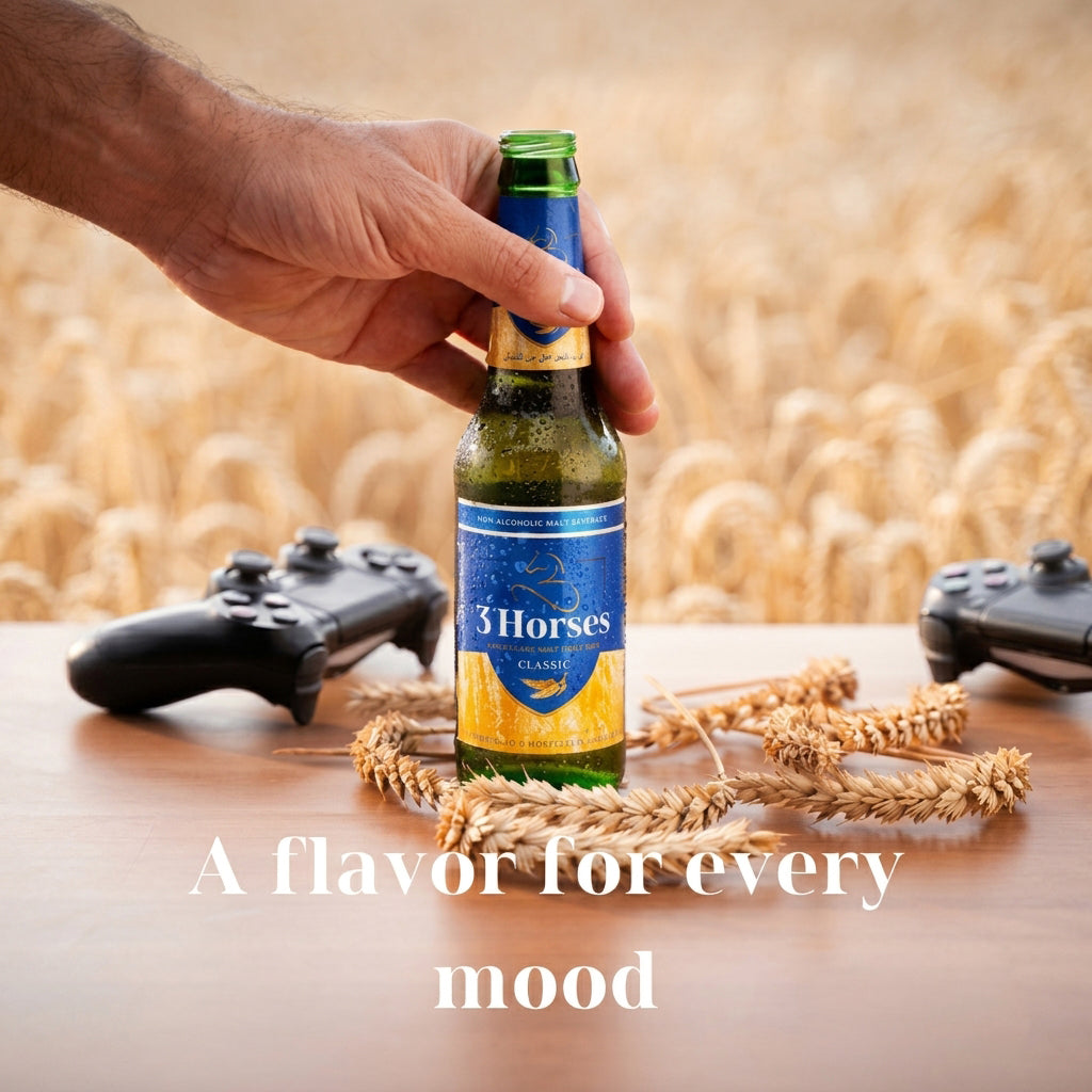 Three Horses First Class Malt Beverage Classic - 330ml