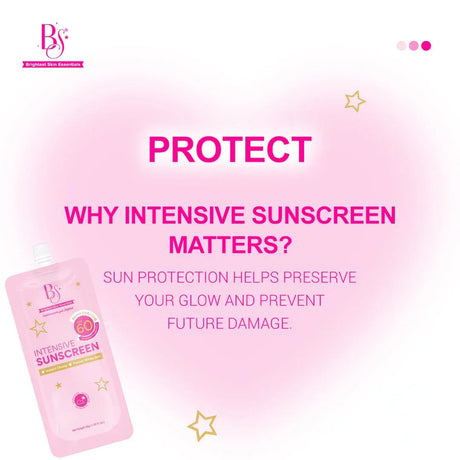 بي إس واقي شمسي مكثف بعامل حماية من الشمس SPF60 - 30 جم