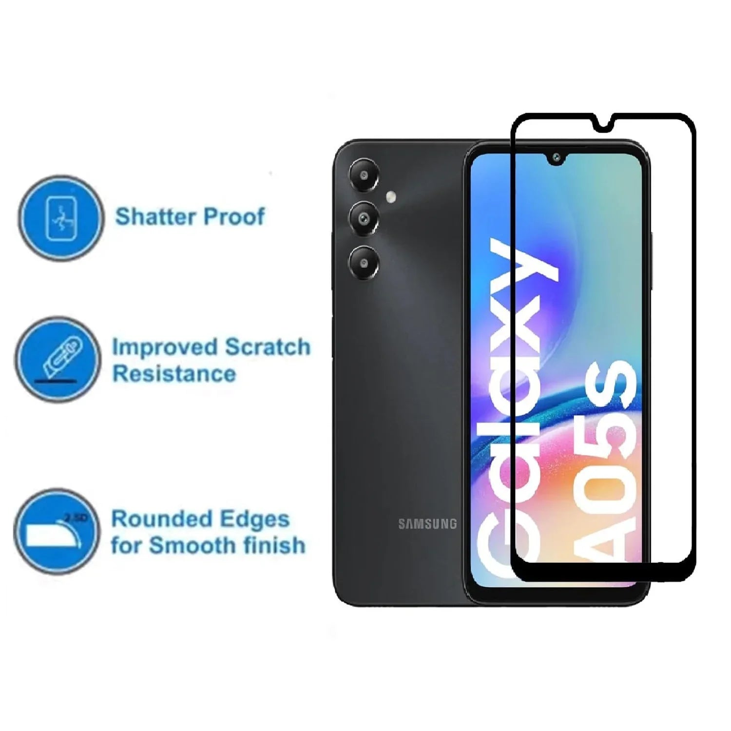 Samsung A05S HD Temper Glass