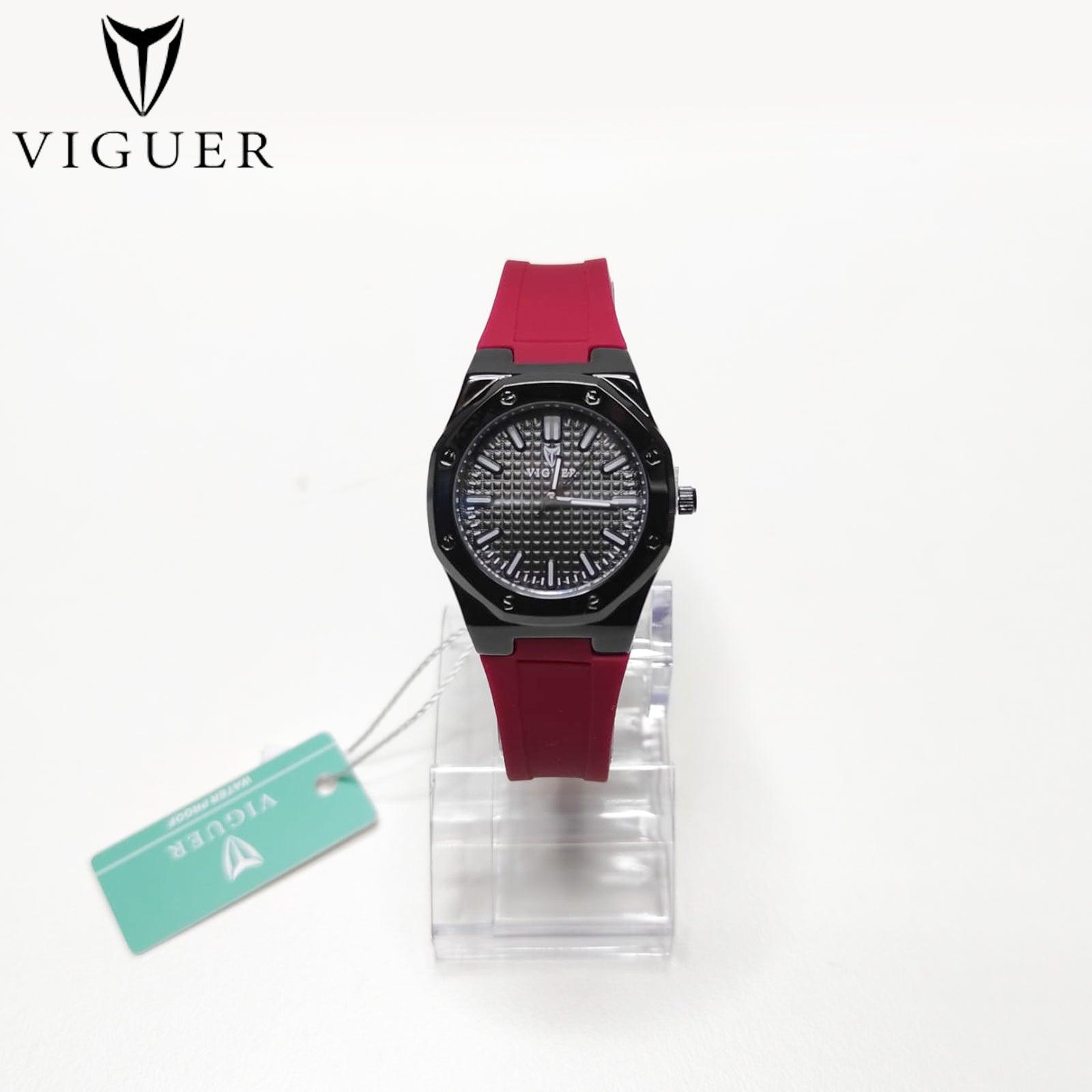 ساعة يد نسائية أنالوج مقاومة للماء من VIGUER - 1209L