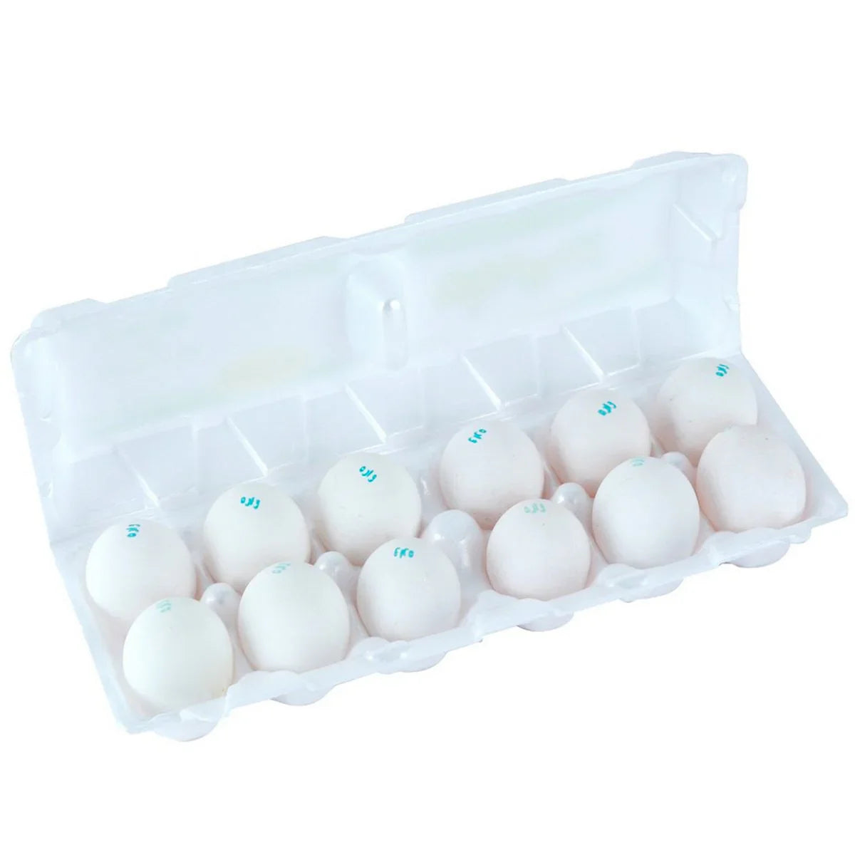 White Eggs Medium Size 12Pcs