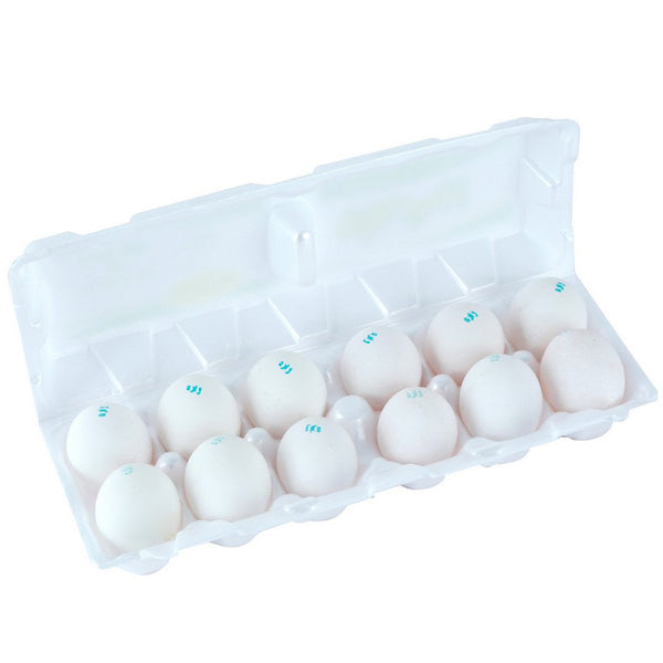 White Eggs Medium Size 12Pcs