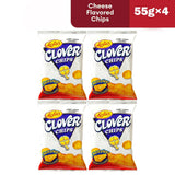 Leslie's Clover Chips Cheesier 55g × 4 Pcs (Offer)