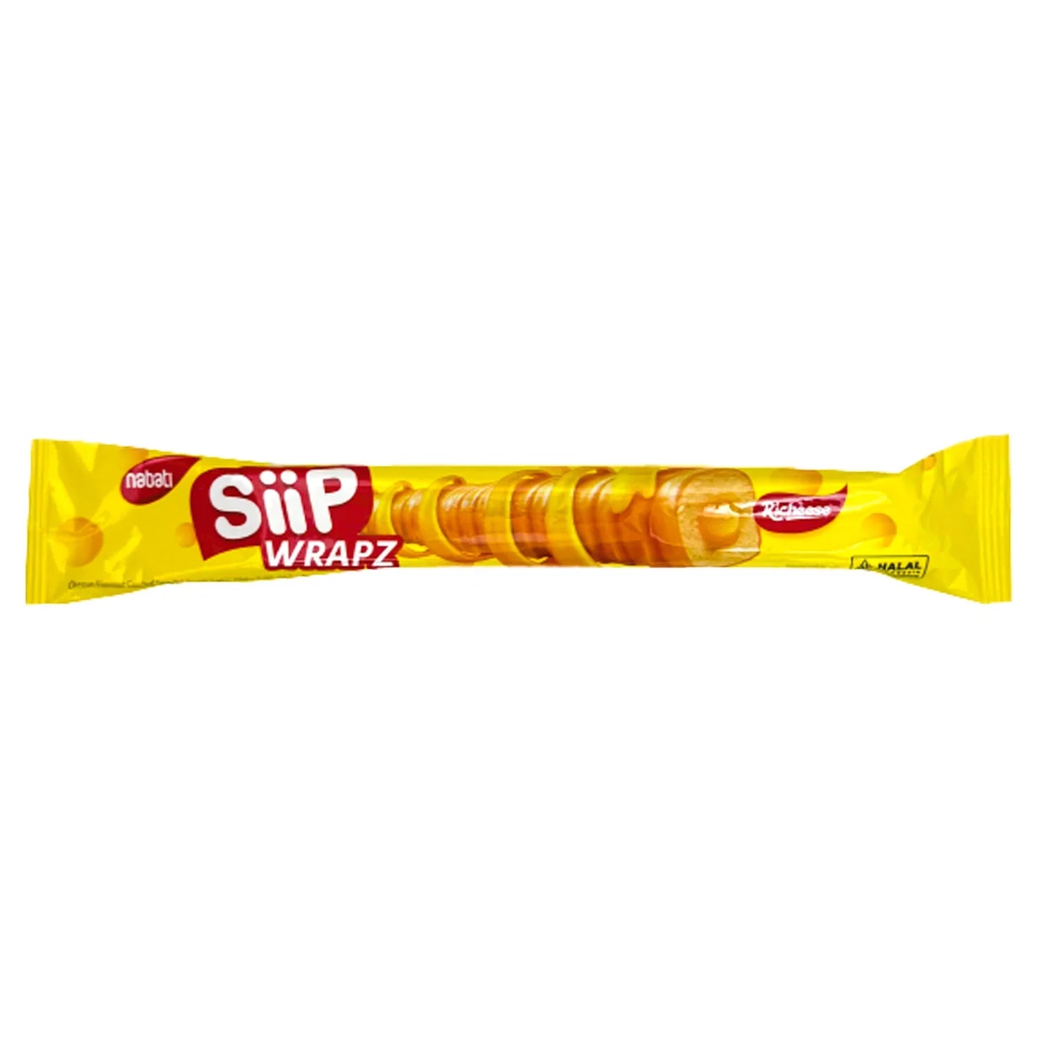 Nabati Siip Wrapz Richeese Cheese Flavour - 14.5g