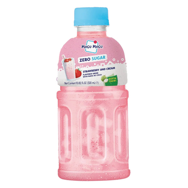 موجو موجو موجو زيرو سكر فراولة وكريمة مع ناتا دي كوكو - 320 مل