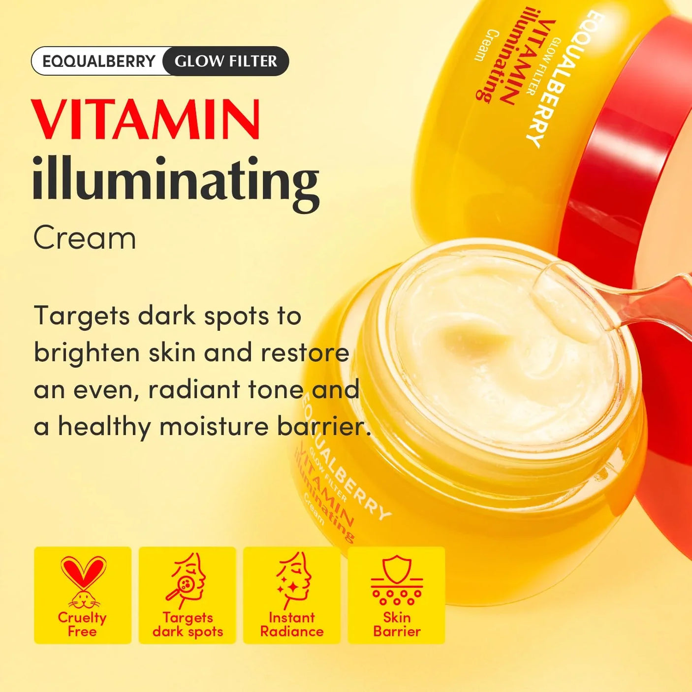 Eqqualberry Glow Filter Vitamin Illuminating Cream - 50ml