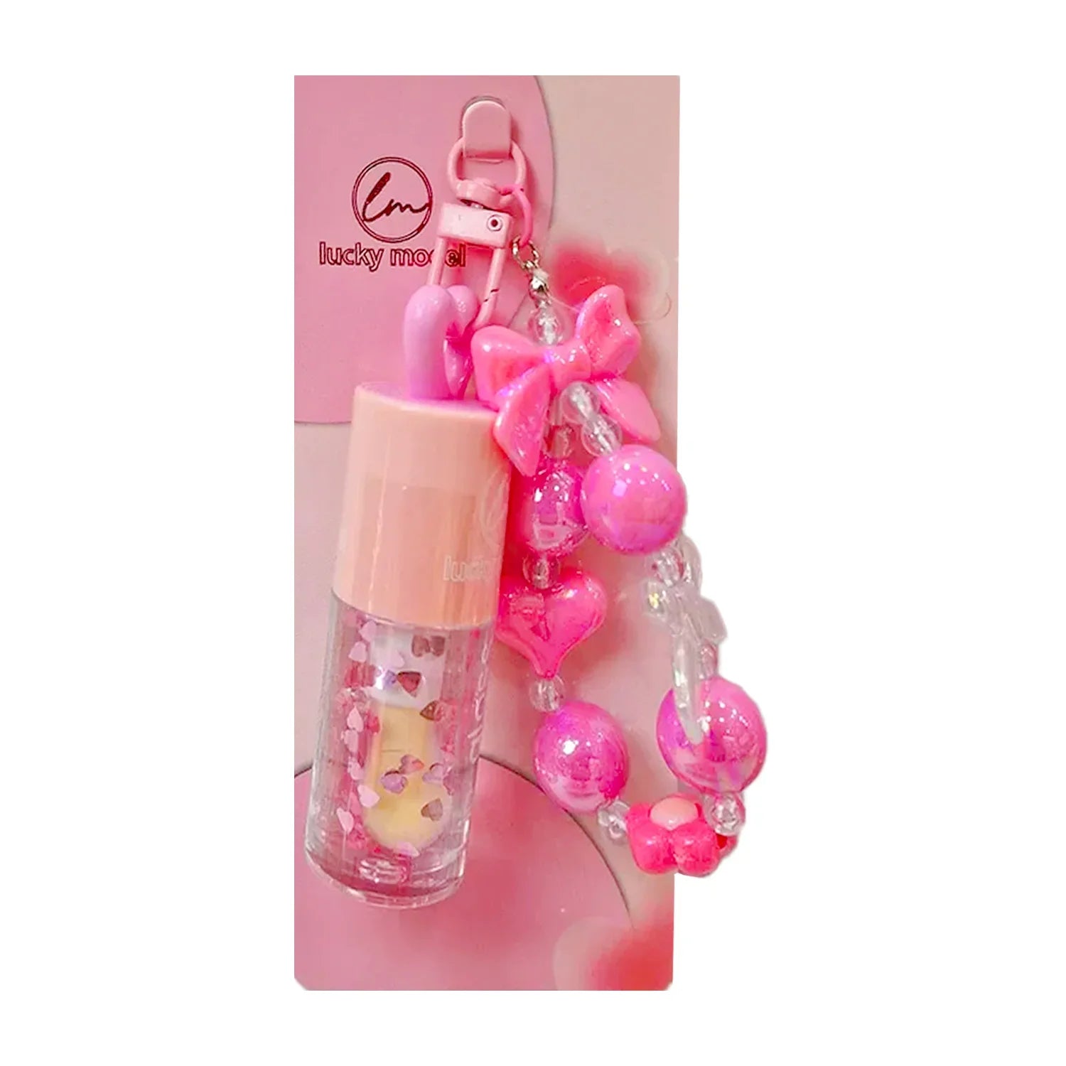 Lucky Model Lip Gloss With Bracelet