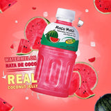 Mogu Mogu Watermelon Juice With Nata De Coco - 320ml × 6 Pcs