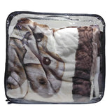 High Quality Multi Color Single Flannel Blanket - Large