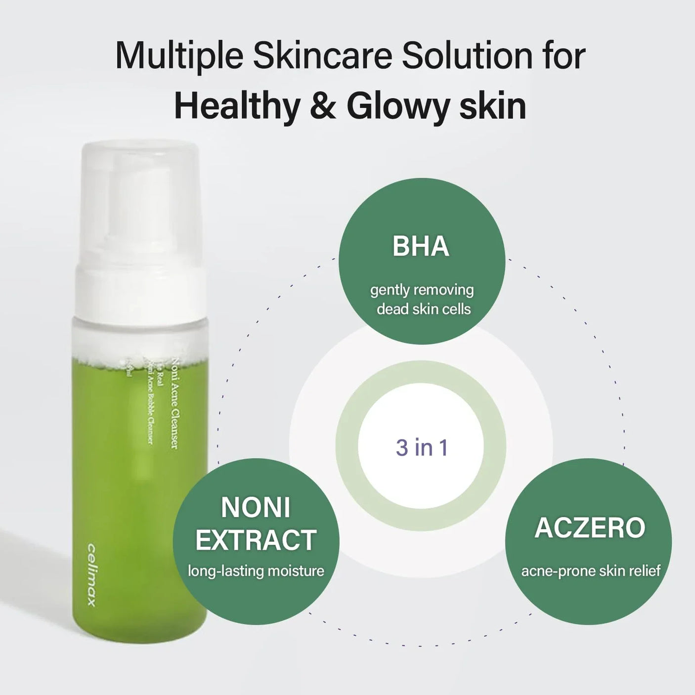 Celimax The Real Noni Acne Bubble Cleanser - 155ml