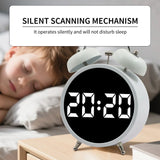 ساعة المنبه ذات الجرس المزدوج HL-8896-1 بشاشة عرض LED من HL-8896-1