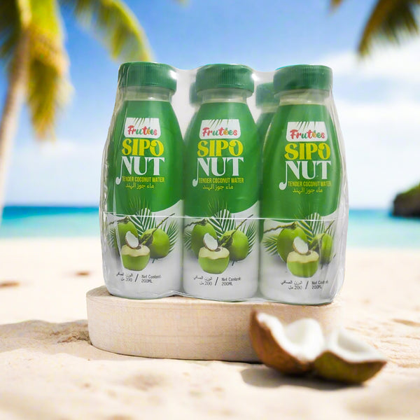 Frutees Sipo Nut Tender Coconut Water - 6Pcs × 200ml