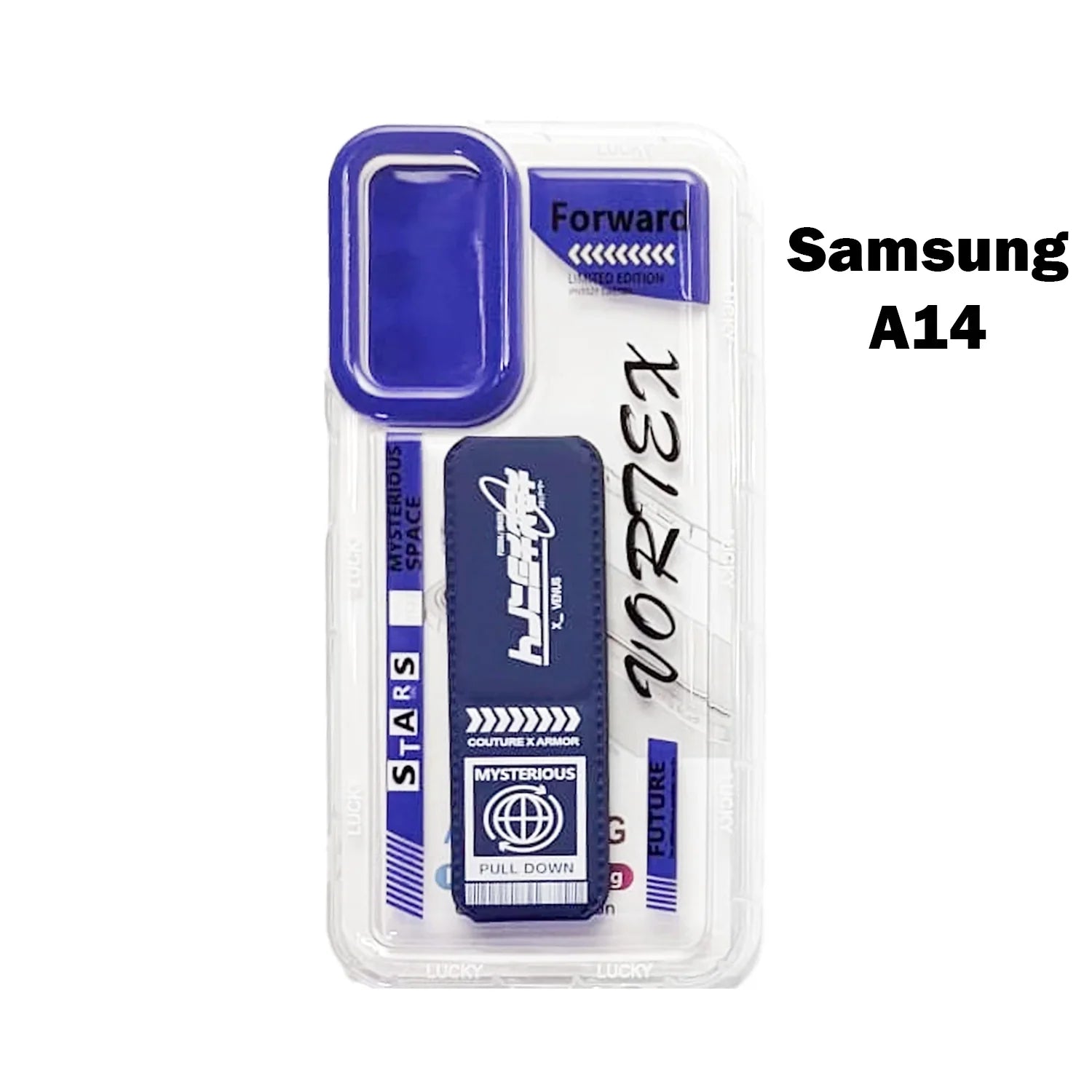 Samsung A14 High Quality Transparent Case With Hand Grip