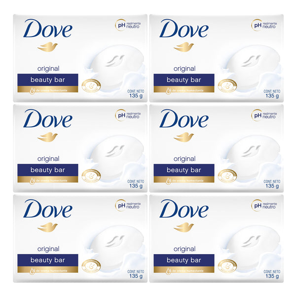 Dove Original Soap Bar - 135g × 6 Pcs