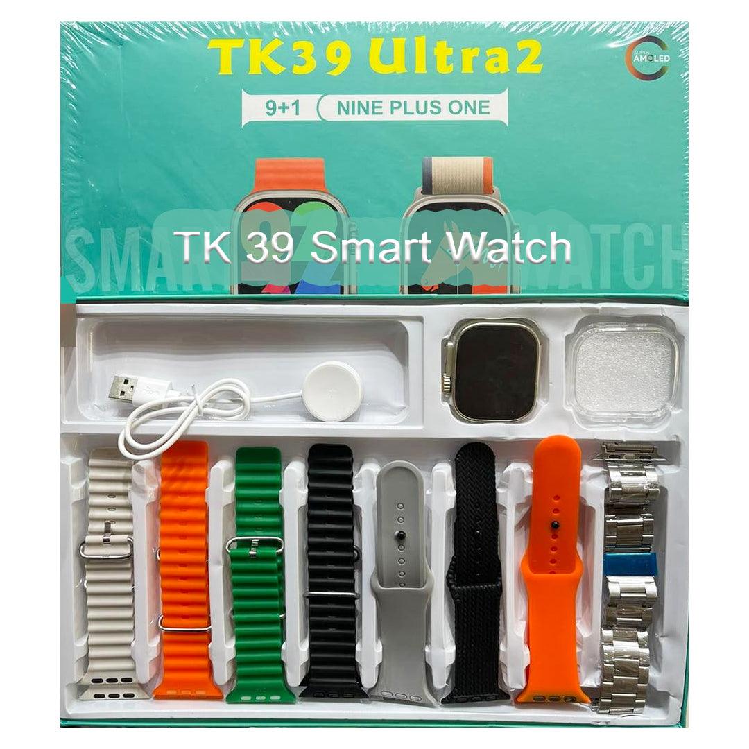 Smart Watch With Big Infinite Display 8 Straps - TK39