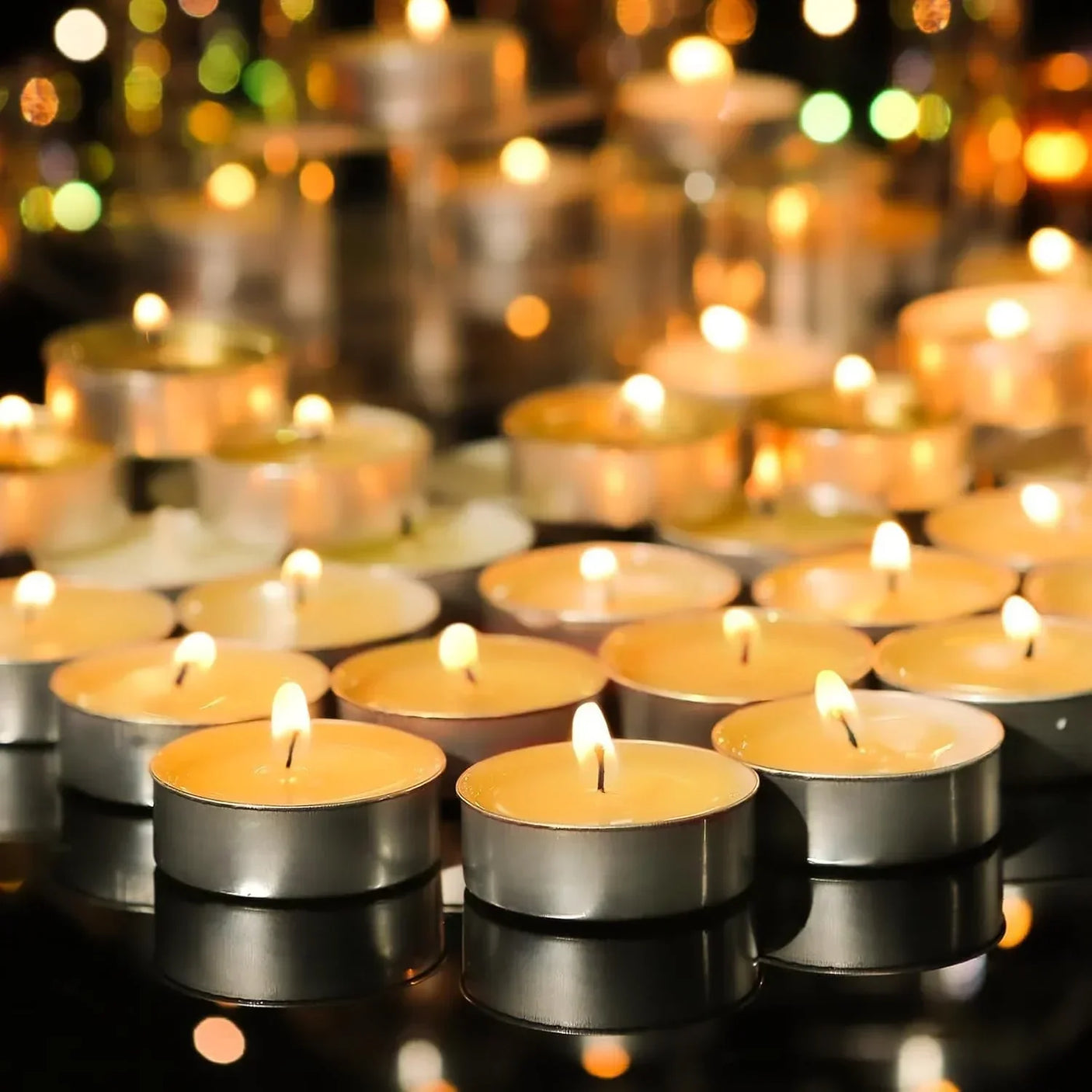 Tea Light Candles - 100 Pcs Set (Small)