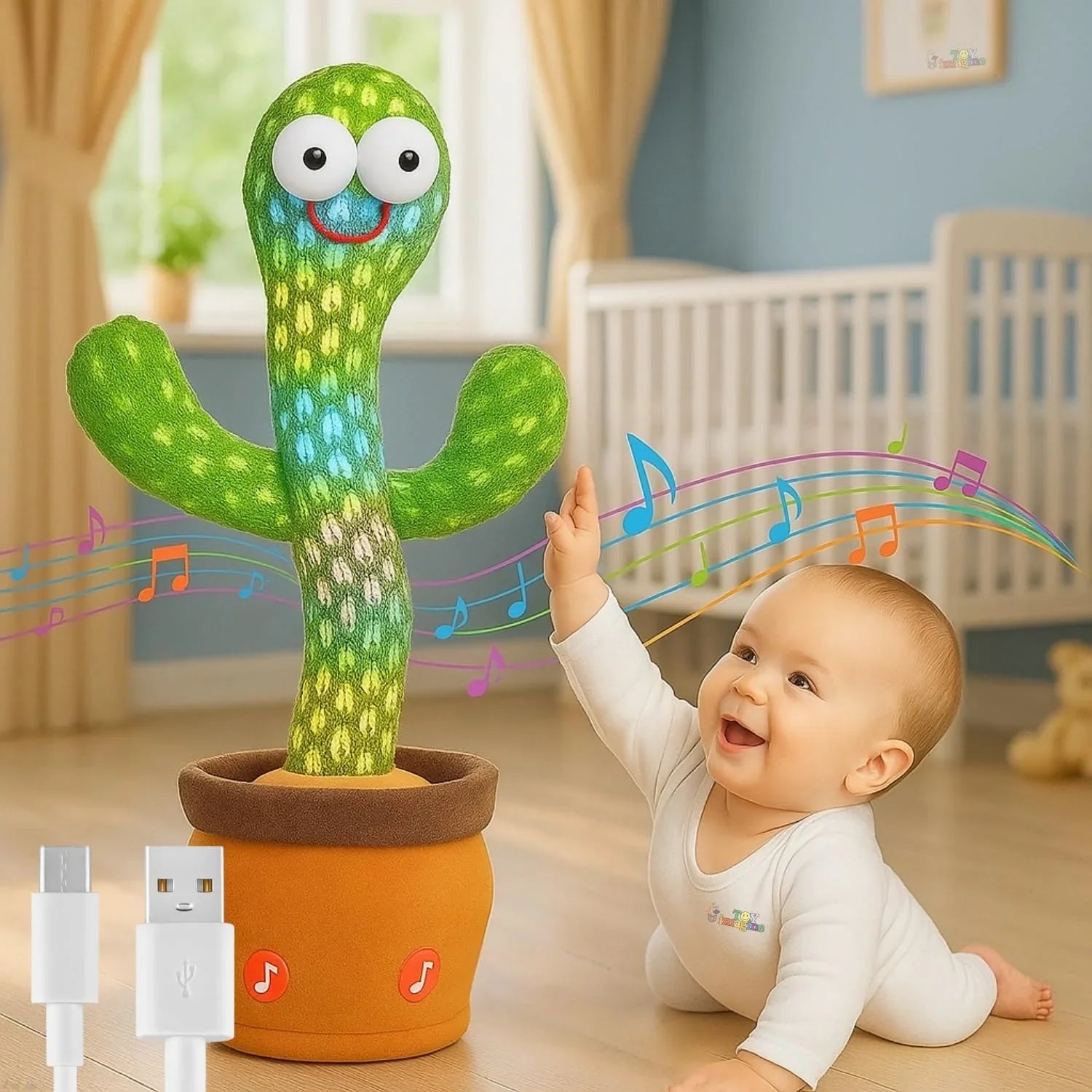 Kids Dancing & Talking Cactus Toy