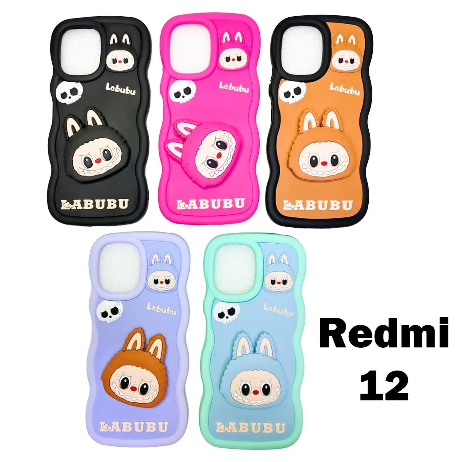Redmi 12 Labubu Soft Silicone Phone Case