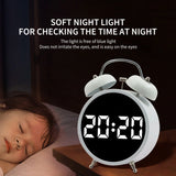 ساعة المنبه ذات الجرس المزدوج HL-8896-1 بشاشة عرض LED من HL-8896-1