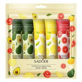 Sadoer Colorful Fruit Moisturizing Hand Cream - 30g x 5 Pcs