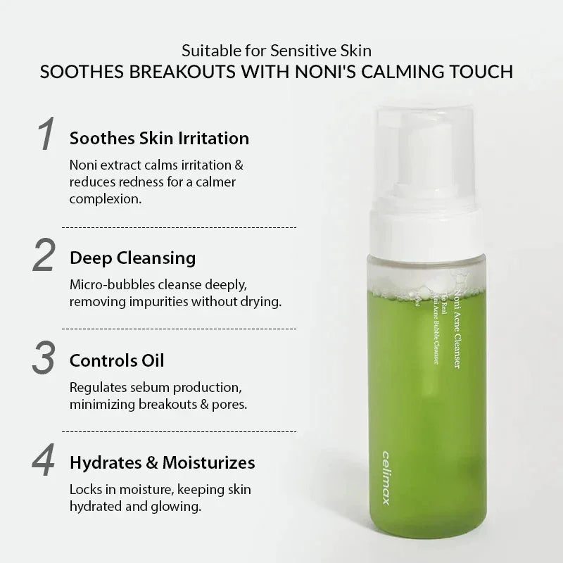 Celimax The Real Noni Acne Bubble Cleanser - 155ml