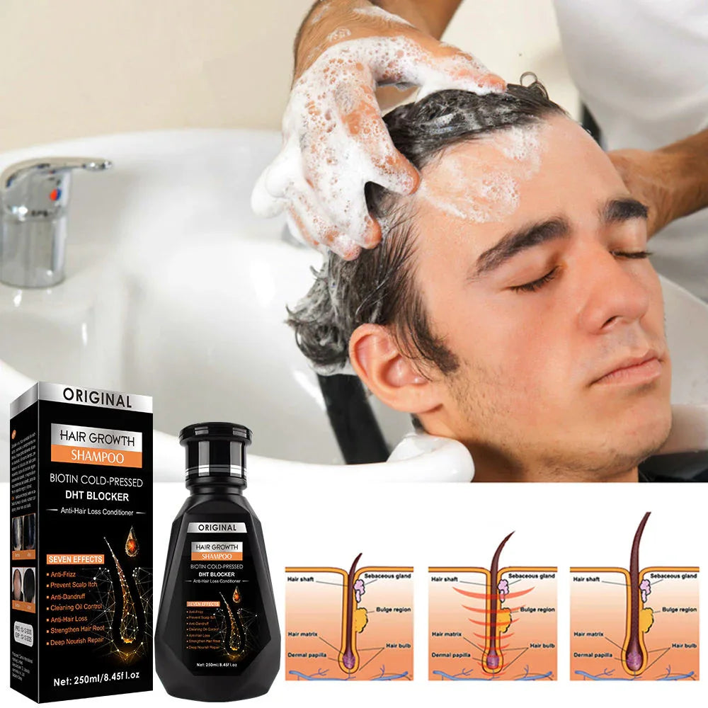Original Biotin Cold-Pressed Hair Growth Shampoo - 250ml