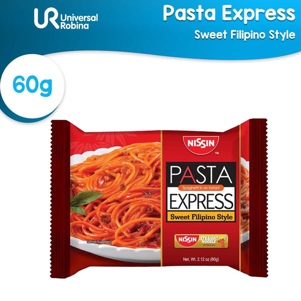 Nissin Pasta Express Spaghetti In An Instant Sweet Filipino Style - 60g