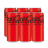 Coca‑Cola Zero Sugar Soft Drink - 250ml (5+1) Offer