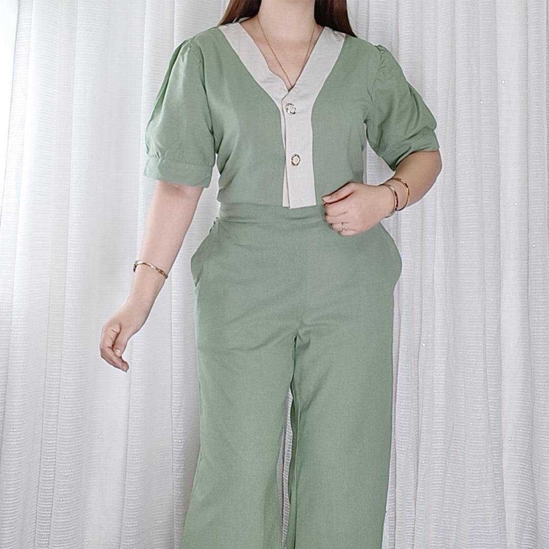 Claudia Shirt & Pants Set KU-431