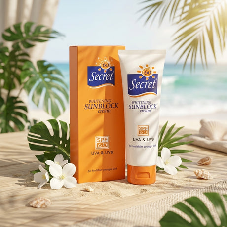 كريم التبييض السري للشمس SPF 60 - 125 جم (كبير)