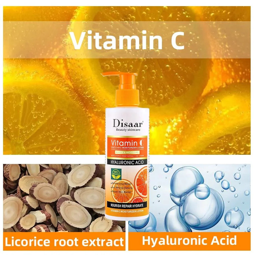 Disaar Vitamin C Glow & Moisture Body Lotion - 230g