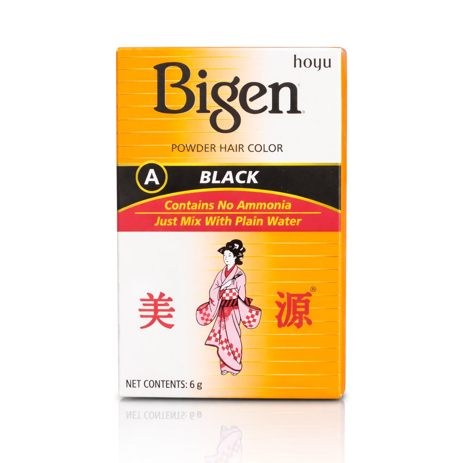 Bigen Black Hair Color Powder - 6g