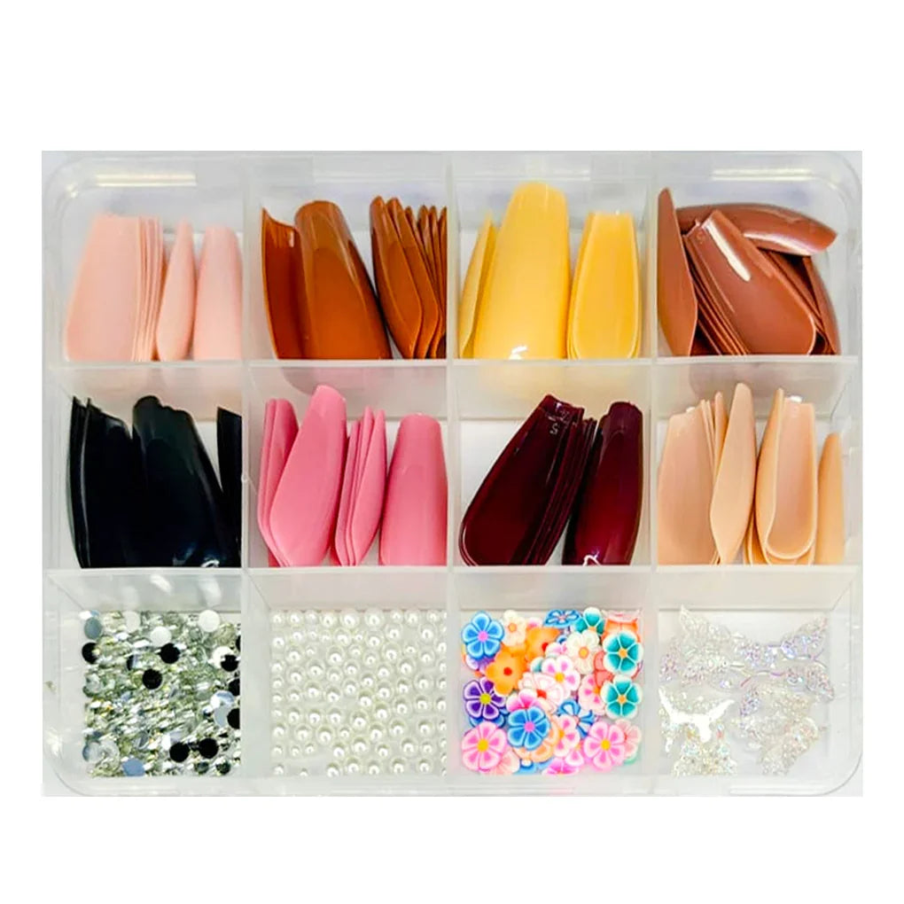 Nails Decoration 3D Multi Shapes Fake Nails