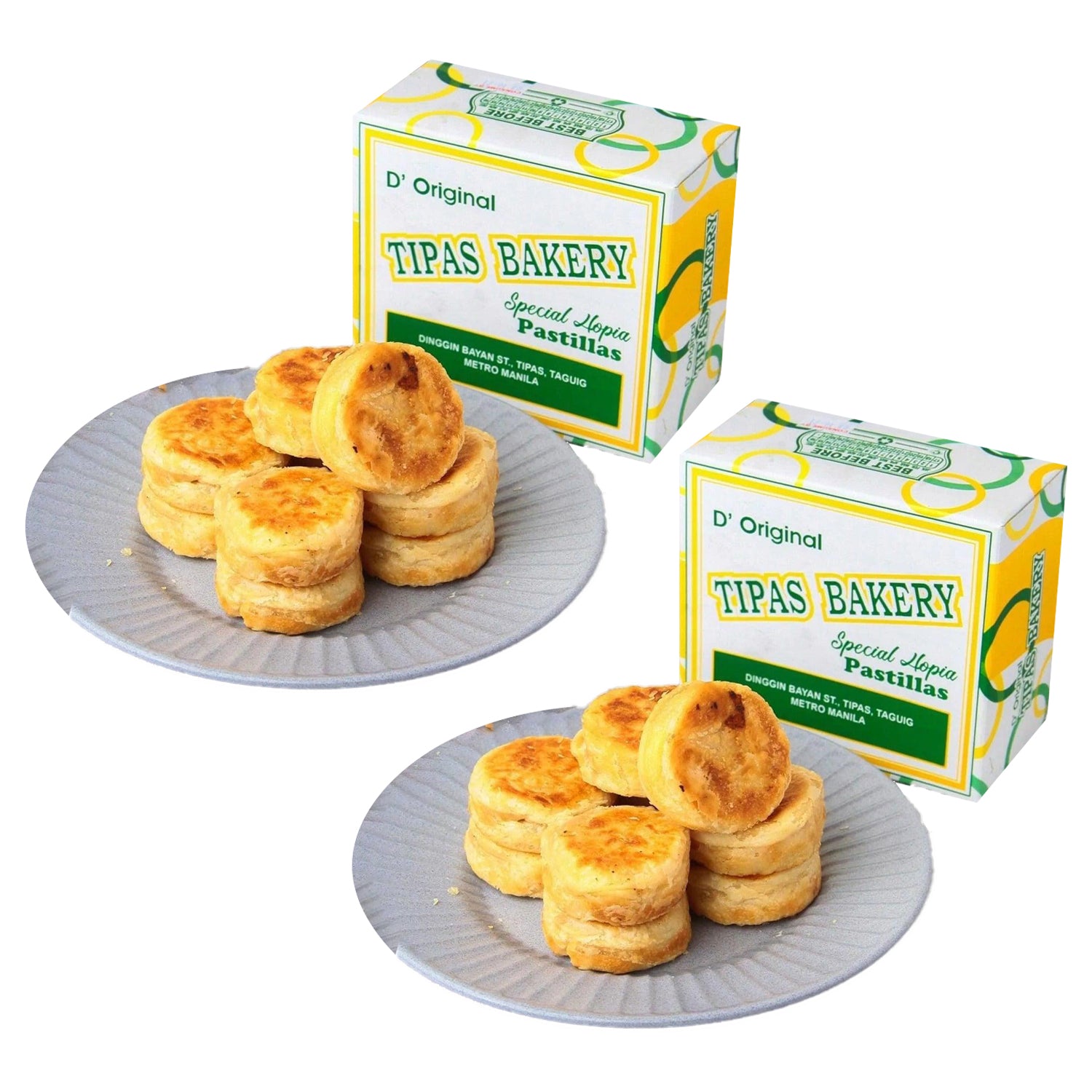 D' Original Tipas Hopia Pastillas (Frozen) - 450g × 2 Pcs (Offer)